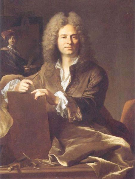  Portrait of Pierre Drevet (1663-1738), French engraver